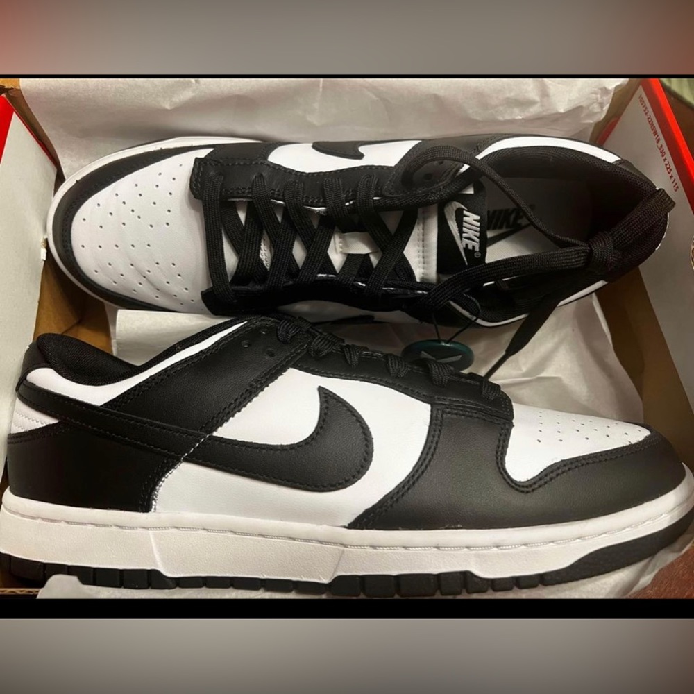 Men’s Nike Panda Dunks black white 11.5